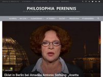 Bild zum Artikel: Eklat in Berlin bei Amadeu Antonio Stiftung: „Anetta Kahane hielt die Türen zu“