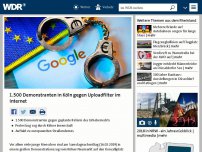 Bild zum Artikel: Reform des Urheberrechts: Demo in Köln gegen mögliche Uploadfilter im Netz
