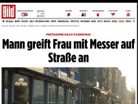 Bild zum Artikel: Fahndung läuft - Mann greift Frau in Nürnberg mit Messer an