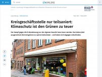 Bild zum Artikel: Kreisgeschäftsstelle nur teilsaniert: Klimaschutz ist den Grünen zu teuer