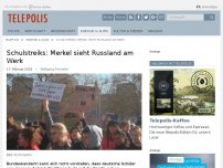 Bild zum Artikel: Schulstreiks: Merkel sieht Russland am Werk