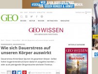 Bild zum Artikel: Wie sich Dauerstress auf unseren Körper auswirkt