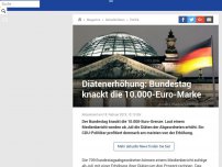 Bild zum Artikel: Diätenerhöhung: Bundestag knackt die 10.000-Euro-Marke