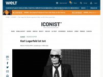 Bild zum Artikel: Karl Lagerfeld ist tot