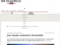 Bild zum Artikel: Jens Spahn verhindert Sterbehilfe