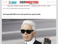 Bild zum Artikel: Karl Lagerfeld ist tot: Modeschöpfer starb im Alter von 85 Jahren