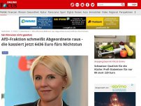 Bild zum Artikel: Nach Ausschluss 'abgetaucht' - Seit Monaten nicht gesehen: Skandal-Politikerin kassiert 6436 Euro fürs Nichtstun