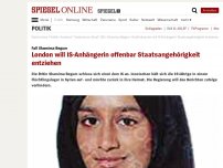 Bild zum Artikel: Fall Shamima Begum: London will IS-Anhängerin offenbar Staatsangehörigkeit entziehen