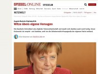 Bild zum Artikel: Angela Merkels Digitalpolitik: Witze übers eigene Versagen