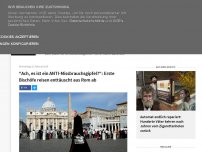 Bild zum Artikel: 'Ach, es ist ein ANTI-Missbrauchsgipfel?': Erste Bischöfe reisen enttäuscht aus Rom ab