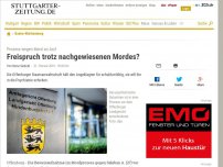 Bild zum Artikel: Prozess wegen Mord an Arzt: Freispruch trotz nachgewiesenen  Mordes?