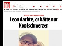 Bild zum Artikel: Schock-Diagnose Leukämie - Leon dachte, er hätte nur Kopfschmerzen