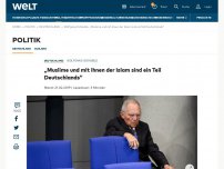 Bild zum Artikel: „Muslime und mit ihnen der Islam sind ein Teil Deutschlands“