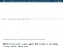 Bild zum Artikel: Religion an Schulen: Regierung streitet über Einführung von Islam-Unterricht