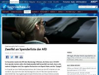 Bild zum Artikel: AfD legte Bundestag offenbar falsche Spenderliste vor
