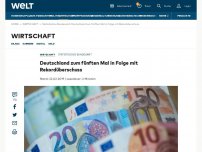 Bild zum Artikel: Deutschland zum fünften Mal in Folge mit Rekordüberschuss