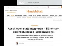 Bild zum Artikel: Asylbewerber: Abschieben statt Integrieren – Dänemark beschließt neue Flüchtlingspolitik