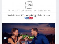 Bild zum Artikel: Bachelor 2019: Jenny kriegt die letzte Rose