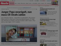 Bild zum Artikel: Schlosser klagt an: Junger Papa verprügelt, nun muss ER Strafe zahlen