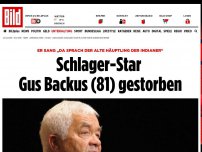 Bild zum Artikel: „Da sprach der alte Häuptling“ - Schlager-Star Gus Backus (81) gestorben