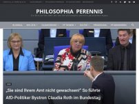 Bild zum Artikel: „Sie sind Ihrem Amt nicht gewachsen!“ So führte AfD-Politiker Bystron Claudia Roth im Bundestag vor