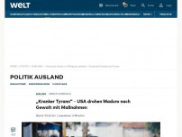 Bild zum Artikel: Streit um Hilfsgüter eskaliert – Dutzende Verletzte an Venezuelas Grenze