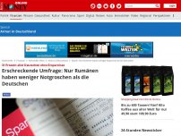 Bild zum Artikel: 31 Prozent aller Deutschen ohne Ersparnisse - Erschreckende Umfrage: Nur Rumänen haben weniger Notgroschen als die Deutschen