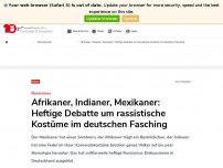 Bild zum Artikel: Diskussion um rassistische Kostüme erreicht deutschen Fasching