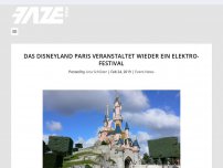 Bild zum Artikel: Das Disneyland Paris veranstaltet wieder ein Elektro-Festival