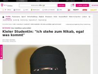 Bild zum Artikel: Salafisten-Verein unterstützt Nikab-Studentin Katharina K.: Das sagt sie