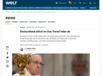 Bild zum Artikel: Deutschland stürzt im Gay Travel Index ab