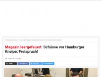 Bild zum Artikel: Magazin leergefeuert: Schüsse vor Hamburger Kneipe: Freispruch!