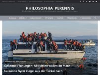 Bild zum Artikel: Geheime Planungen: Aktivisten wollen im März tausende Syrer illegal aus der Türkei nach Deutschland holen