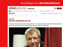 Bild zum Artikel: Kabarettist: Werner Schneyder ist tot
