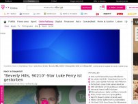 Bild zum Artikel: 'Beverly Hills, 90210'-Star Luke Perry mit 52 Jahren gestorben