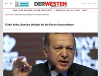 Bild zum Artikel: Türkei droht, deutsche Urlauber bei der Einreise zu verhaften