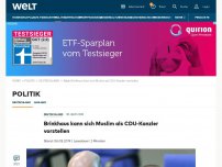 Bild zum Artikel: Brinkhaus kann sich Muslim als CDU-Kanzler vorstellen