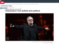 Bild zum Artikel: 'Keinen Millimeter nach rechts': Grönemeyers Tour-Auftakt wird politisch