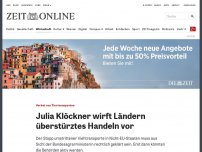 Bild zum Artikel: Verbot von Tiertransporten: Julia Klöckner wirft Ländern überstürztes Handeln vor