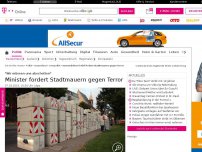 Bild zum Artikel: Innenminister in Kiel fordert Stadtmauern gegen Terror