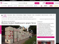 Bild zum Artikel: Renaissance der Stadtmauer?: Innenminister in Kiel fordert Stadtplanung gegen Terror