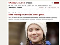 Bild zum Artikel: Schwedische Klimaaktivistin: Greta Thunberg zur 'Frau des Jahres' gekürt