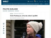 Bild zum Artikel: Greta Thunberg zur „Frau des Jahres“ gewählt