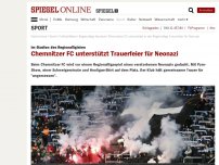 Bild zum Artikel: Im Stadion des Regionalligisten: Chemnitzer FC unterstützt Trauerfeier für Neonazi
