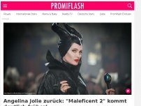 Bild zum Artikel: Angelina Jolie zurück: 'Maleficent 2' kommt deutlich früher!