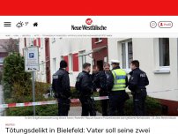 Bild zum Artikel: Bielefeld: Tötungsdelikt in Bielefeld: Vater tötet seine zwei Kleinkinder