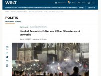Bild zum Artikel: Nur drei Sexualstraftäter aus Kölner Silvesternacht verurteilt