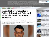 Bild zum Artikel: Jugendliche vergewaltigt: Polizei fahndet mit Foto und bittet die Bevölkerung um Hinweise