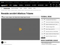 Bild zum Artikel: Dreierpack ins Herz: Ronaldo zerstört Atleticos Finalträume