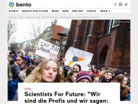 Bild zum Artikel: 'Wir sind die Profis und wir sagen: Die junge Generation hat Recht'